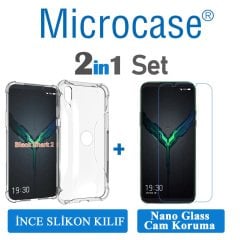 Xiaomi Black Shark 2 0.2 mm İnce Silikon Kılıf + NANO (SEÇİN)