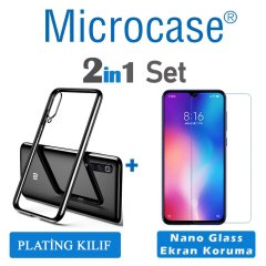 Xiaomi Mi 9 Plating Series Silikon Kılıf + NANO FİLM (SEÇ)