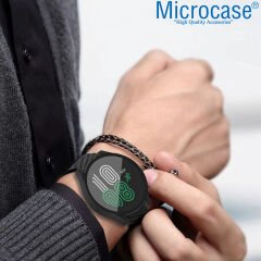 Microcase Samsung Galaxy Watch 5 44mm Ekran Korumalı Sert Rubber Kılıf - AL3173
