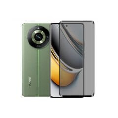 Microcase Realme 11 Pro 5G / Pro Plus 5G 3D Privacy Gizlilik Filtreli Tam Kaplayan Tempered Cam - AL3125
