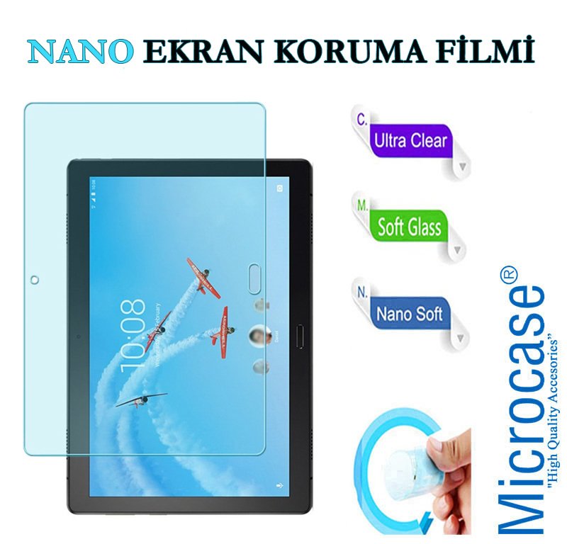 Microcase Lenovo Tab P10 10.1 Tablet TB-X705L TB-X705F Nano Esnek Ekran Koruma Filmi