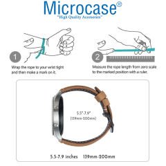 Microcase Oneplus Watch için Tokalı Deri Kordon Kayış - KY86