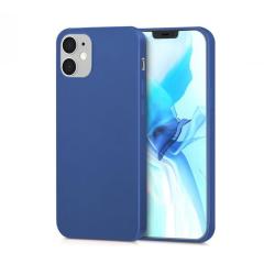 Microcase İphone 12 Premium Matte Silikon Kılıf - Lacivert