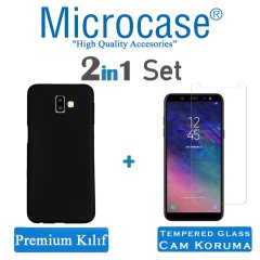 Samsung Galaxy J6 Plus Premium Matte Silikon Kılıf + Ekran Koruma