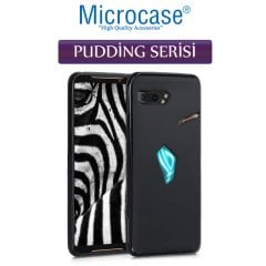 Microcase Asus ROG Phone 2 Pudding TPU Serisi Silikon Kılıf - Siyah