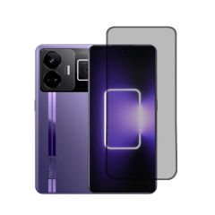 Microcase Realme GT3 / GT Neo 5 Privacy Gizlilik Filtreli Tam Kaplayan Tempered Cam - AL3125