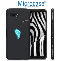 Microcase Asus ROG Phone 2 Pudding TPU Serisi Silikon Kılıf - Siyah