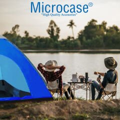 Microcase 6 Kişilik Manuel Yazlık Konforlu Kamp Çadırı 220x250x150cm Lacivert AL3895