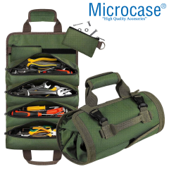 Microcase Çok Bölmeli Katlanabilir Çıkarılabilir Gözlü Organizer Takım ve Hırdavat Çantası - AL5114