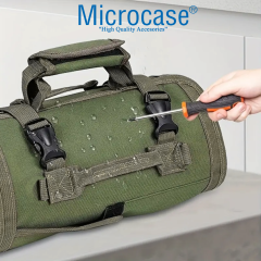 Microcase Çok Bölmeli Katlanabilir Çıkarılabilir Gözlü Organizer Takım ve Hırdavat Çantası - AL5114