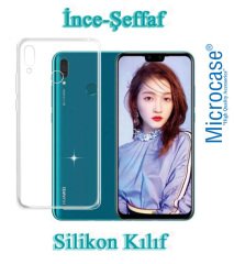 Huawei Y9 2019 İnce 0.2 mm Silikon Kılıf + CAM (SEÇİN)