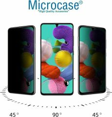 Microcase Samsung Galaxy S23 FE Privacy Gizlilik Filtreli Tam Kaplayan Tempered Cam - AL3125
