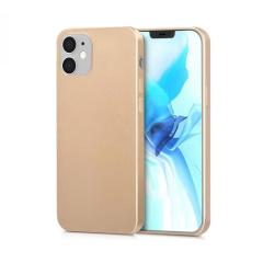 Microcase İphone 12 Premium Matte Silikon Kılıf - Gold