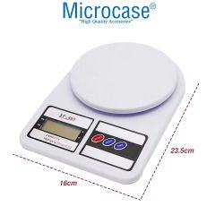 Microcase Dijital Hassas Mutfak ve Diyabet Tartısı Elektronik Terazi 10 kg - AL4209
