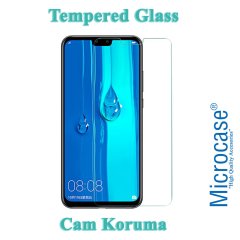 Microcase Huawei Y9 2019 Tempered Glass Cam Ekran Koruma