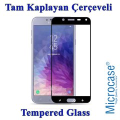 Microcase Samsung Galaxy J4 Tam Kaplayan Çerçeveli Ekran Koruyucu