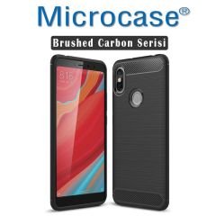 Microcase Xiaomi Redmi S2 Brushed Silikon TPU Kılıf+Tam Kaplar