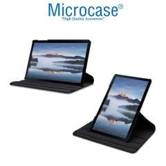 Microcase Samsung Galaxy Tab A7 T500 10.4 inch 2in1 Set 360 Derece Döner Standlı Kılıf + Bluetooth Klavye - AL8109