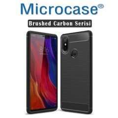 Microcase Xiaomi Mi 8 SE Brushed Silikon TPU Kılıf+Tam Kaplar