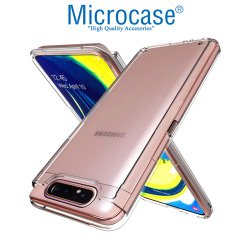 Microcase Samsung Galaxy A90 İnce 0.2 mm Soft Silikon Kılıf - Şeffaf