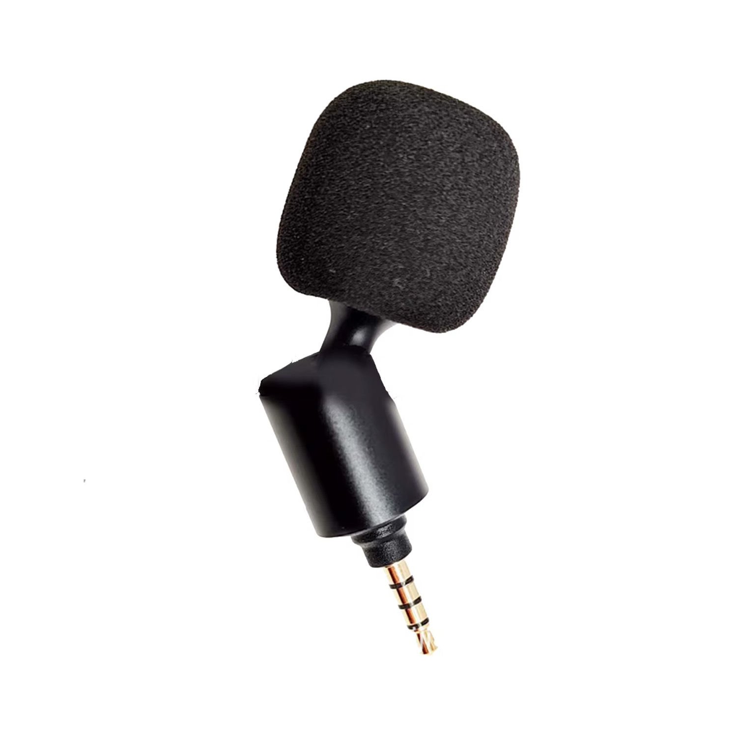 Microcase 90 Derece Döner Başlıklı Mini 4 Boğum Ses Kayıt ve Mikrofon 3,5mm - AL4944