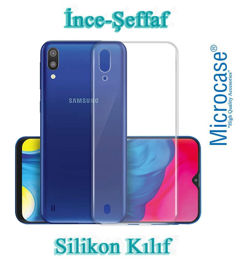 Microcase Samsung Galaxy M20 İnce 0.2 mm Silikon Kılıf