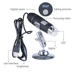 1000x Dijital Mikroskop USB HD Cmos 8 Led Digital Microscobe