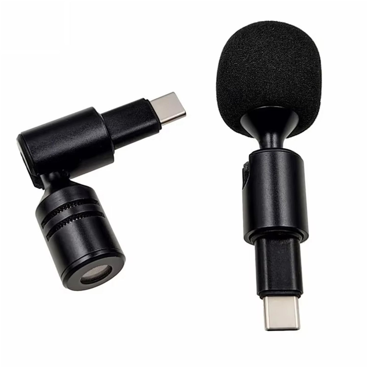 Microcase İphone 15 16 Serisi İçin 90 Derece Döner Başlıklı Mini Type-C Ses Kayıt ve Mikrofon - AL4946