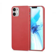 Microcase İphone 12 mini Premium Matte Silikon Kılıf - Kırmızı