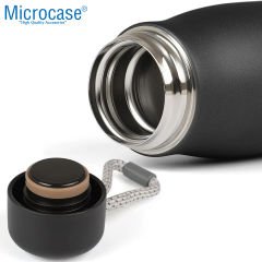Microcase Paslanmaz Çelik 500 ml Sıcak Soğuk Tutan Çay Kahve Su İpli Elde Tumalı El Termosu AL4380