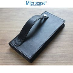 Microcase Hakiki Deri Çok Gözlü Telefon Bölmeli El Çantası Cüzdan - AL4972