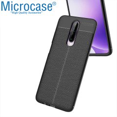 Microcase Xiaomi Redmi K30 Leather Tpu Silikon Kılıf - Siyah