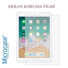 Microcase iPad 9.7 2018 Delüx Serisi Universal Standlı Deri Kılıf - Siyah + Ekran Koruma Filmi