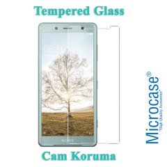 Sony Xperia XZ2 Compact Tempered Glass Cam Ekran Koruma
