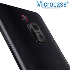 Microcase Xiaomi Mi 9T - Mi 9T Pro Kamera Lens Koruma Halkası - Kapalı Tasarım Siyah
