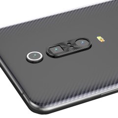 Microcase Xiaomi Mi 9T - Mi 9T Pro Kamera Lens Koruma Halkası - Kapalı Tasarım Siyah