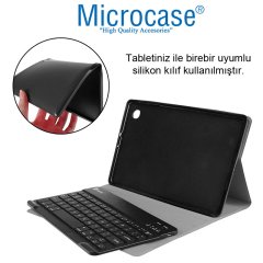 Microcase Lenovo Tab M10 FHD Plus 10.3'' TB-X606 X606F Bluetooth Klavyeli Standlı Kılıf - BKK4