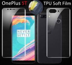 OnePlus 5T Full Ön Arka Kaplama TPU Soft Koruma Filmi