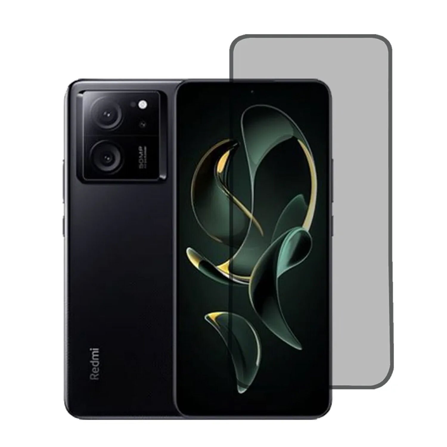 Microcase Xiaomi Redmi K60 Ultra 6.67 inch / Mi 13T Privacy Gizlilik Filtreli Tam Kaplayan Tempered Cam - AL3125