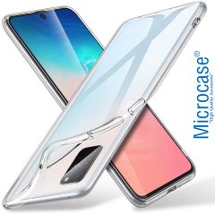 Microcase Samsung Galaxy S10 Lite - A91 - M80S İnce 0.2 mm Soft Silikon Kılıf - Şeffaf