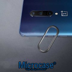 Microcase OnePlus 7 Pro Kamera Lens Koruma Halkası - Açık Tasarım Siyah