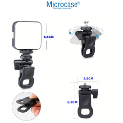 Microcase 3in1 Set 2.1 Metre Tripod + 1/4 360 Dönen Başlık + Softbox Işık - AL5104