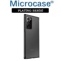Microcase Samsung Galaxy Note 20 Plating Series Soft Silikon Kılıf - Siyah
