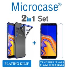 Samsung Galaxy J4 Plus Plating Series Silikon Kılıf + CAM (SEÇ)