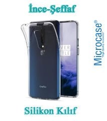 Microcase OnePlus 7 Ultra İnce 0.2 mm Soft Silikon Kılıf + Tam Kaplayan Çerçeveli Cam