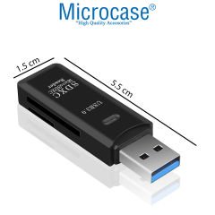 Microcase USB 3.0 2in1 SD TF MicroSD Kart Okuyucu - AL3240