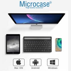 Microcase Tablet ve Telefon Koymalı Standlı Bluetooth Klavye - AL3786