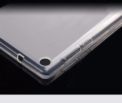 Lenovo Tab 3 A710F Silikon TPU Buzlu Şeffaf Kılıf