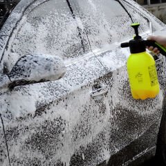 Microcase 2 Lt Basınçlı Su Köpük Püskürtme Sprey Şişe Çiçek Sulama İlaçlama Araç Yıkama - AL3819