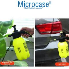 Microcase 2 Lt Basınçlı Su Köpük Püskürtme Sprey Şişe Çiçek Sulama İlaçlama Araç Yıkama - AL3819